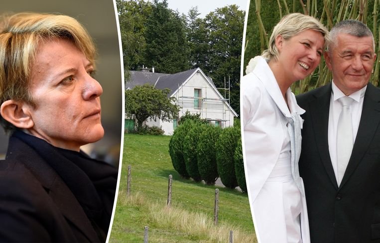 Ann Lawrence Durviaux (links), Nathalie Maillet en haar man Franz Dubois. Beeld Photo News/BELGA/DH