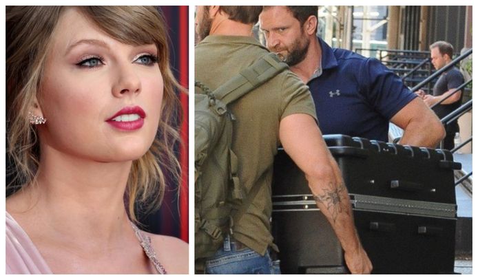 Taylor Swift reist in een gigantische koffer om aan de paparazzi te ontkomen.