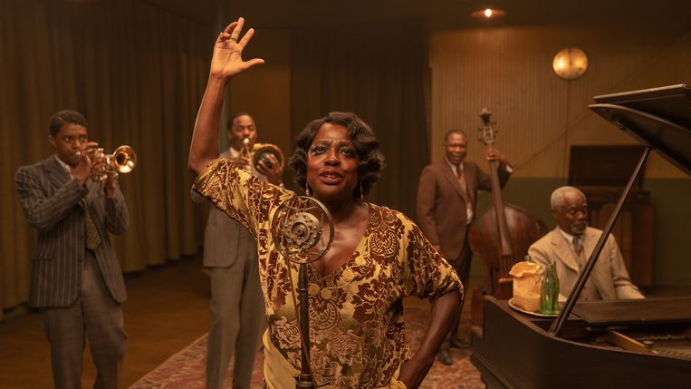 Onder andere actrice Viola Davis wordt getipt voor een Oscarnominatie voor haar rol in 'Ma Rainey's Black Bottom'.  Beeld AP