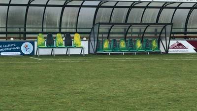 Veel schade door ‘sfeeractie’ derby EVVC - Nulandia: ‘Alles is beklad met zwart-gele graffiti’