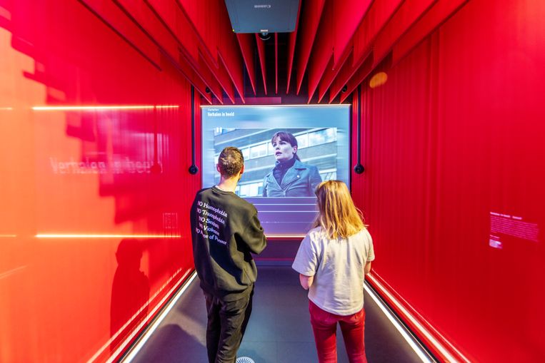 Doordat het museum zich aanpast aan de handelingen van de bezoeker, krijgt iedereen een persoonlijke museumreis.  Beeld Jean-Pierre Jans