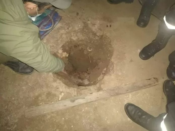 Le puits dans lequel était tombé le petit Rayan, âgé de 5 ans.