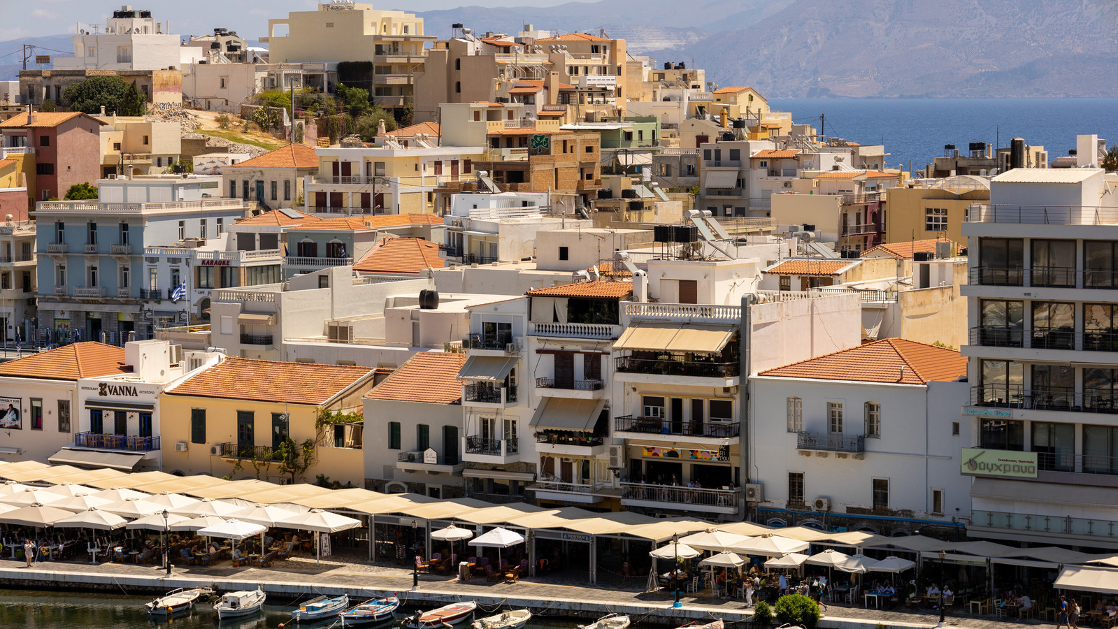 Ágios Nikólaos, ville côtière située à l’est de la Crète