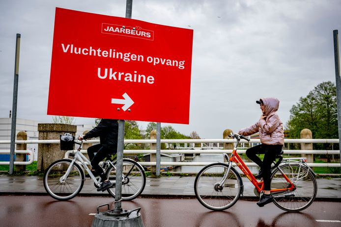 Jaarbeurs opvang voor vluchtelingen uit Oekraine .