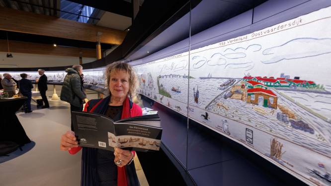 Boek vol bewondering over geborduurde Flevowand in Lelystad: ‘Duizenden jaren in duizenden steken’