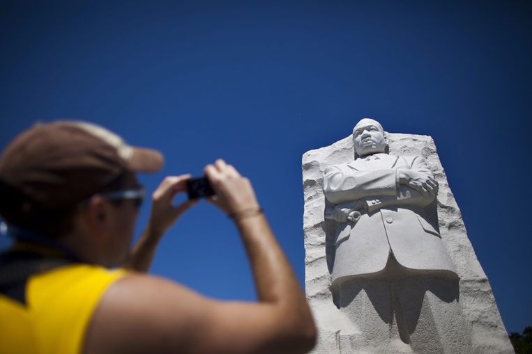 Inscriptie Martin Luther King Monument wordt aangepast na