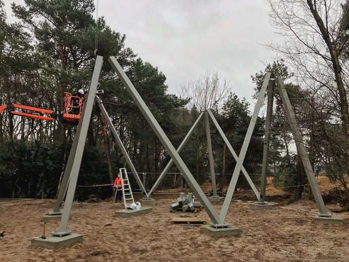 Op de Kalmthoutse Heide komt een gloednieuwe brandtoren.