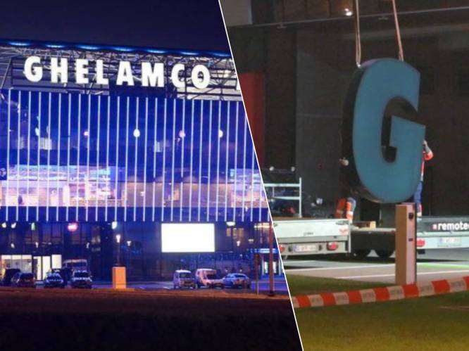 KIJK. ‘Ghelamco Arena’-letters in alle vroegte verwijderd van stadion AA Gent