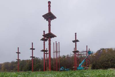 Capriolen op 12 meter hoogte: groot klimpark verrijst in Bosschenhoofd