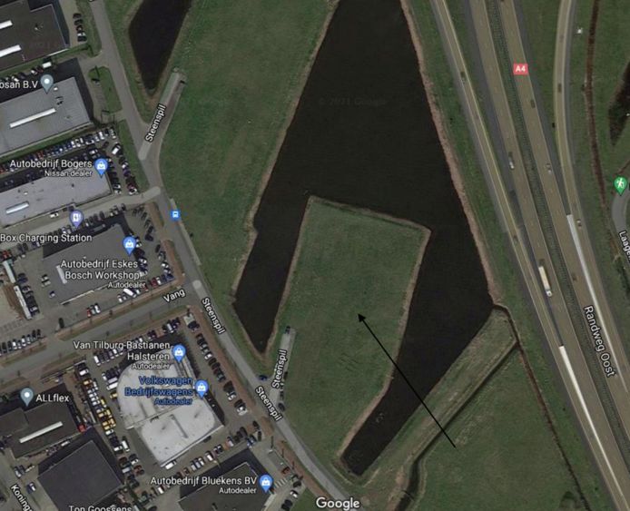 De landtongen aan de A4/