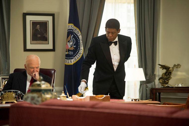 Robin Williams (links) en Forest Whitaker in The Butler. Beeld 
