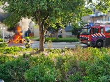 45-km auto brandt binnen 14 minuten uit in Vlissingen