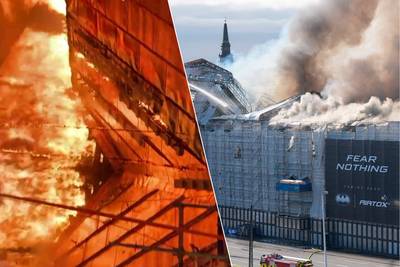 “Dit is onze Notre-Dame”: historisch beursgebouw in Kopenhagen in lichterlaaie, race tegen de klok om grote kunstwerken te redden
