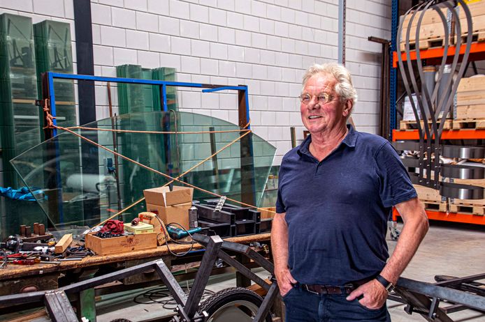 Jan Doms in zijn atelier.