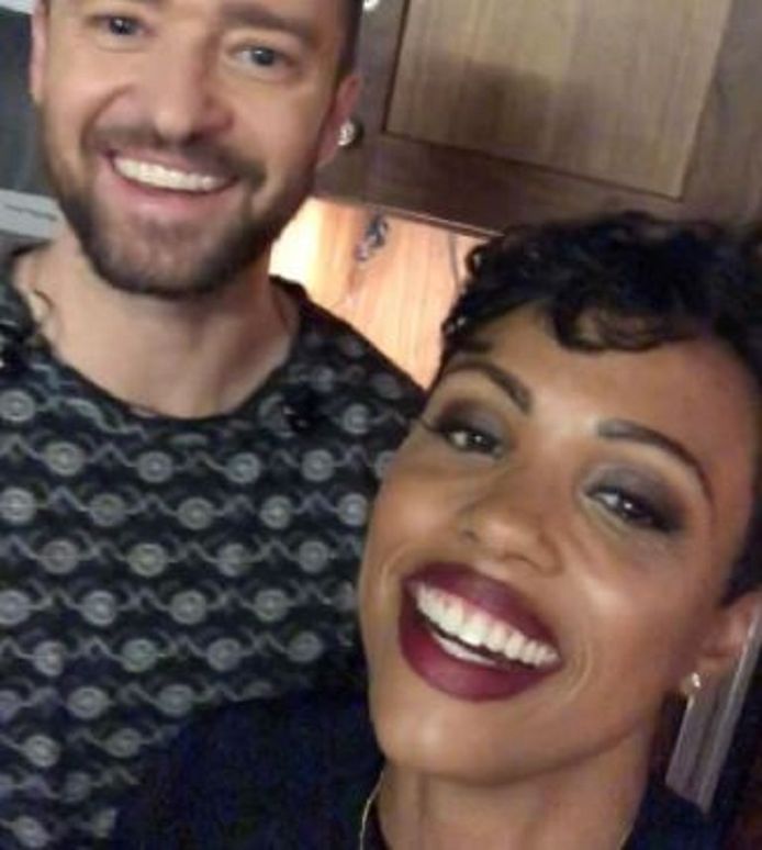 Justin Timberlake met Nicole Hurst.