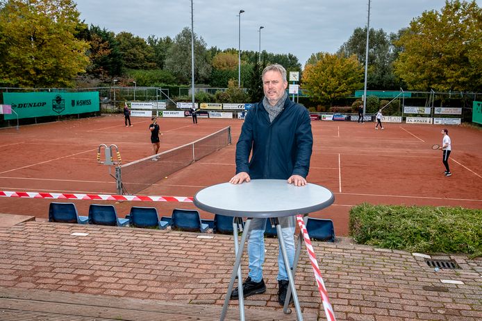 Martin van Delft, eigenaar van tennispark 't Hooghe Dorp.