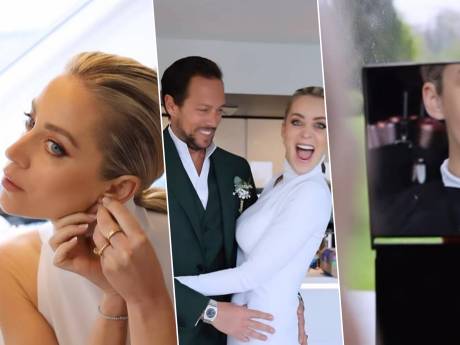 La présentatrice Emilie Dupuis partage les premières images de son mariage civil