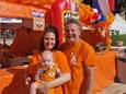 Familie Letterman viert ook Koningsdag in Torremolinos.
