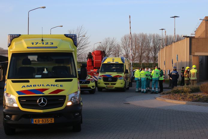 Hulpdiensten waren massaal aanwezig.
