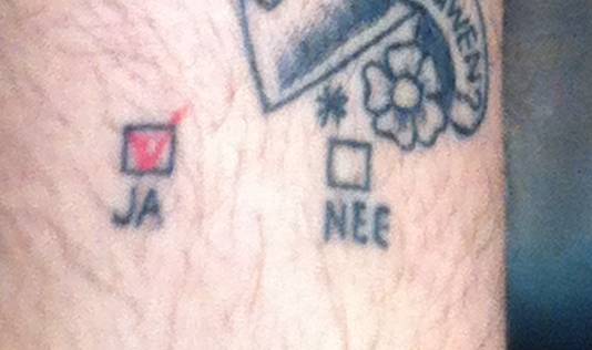 Daniella Zegt Ja Per Tattoo Boven Enkel Binnenland Ad Nl