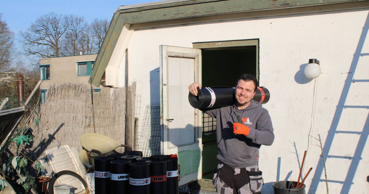 Brian is dakdekker: ‘Zelfs met valbeveiliging zit een ongeluk in een klein hoekje’.