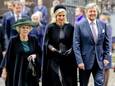 Van links naar rechts: prinses Beatrix, koningin Máxima  en koning Willem-Alexander.