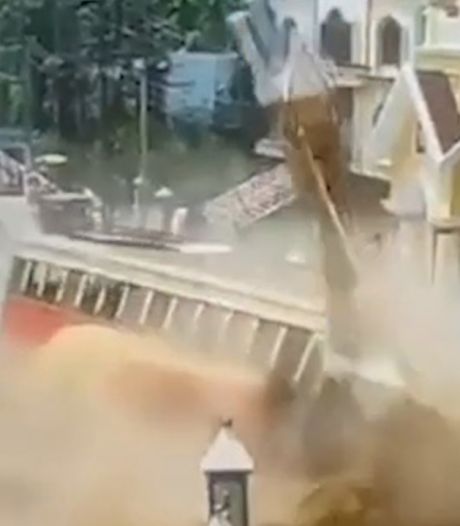 Un bus fonce dans le mur d'une église à la suite d'une collision en Inde: au moins 19 blessés 