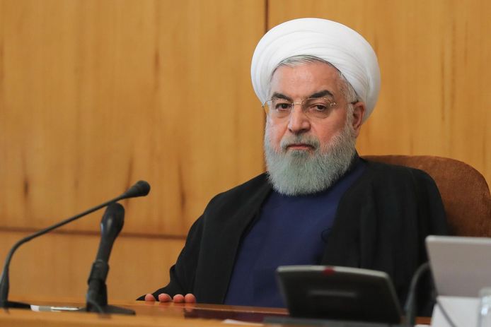 De Iraanse president Hassan Rohani.