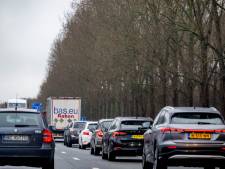 Files door ongelukken op A7 en A8