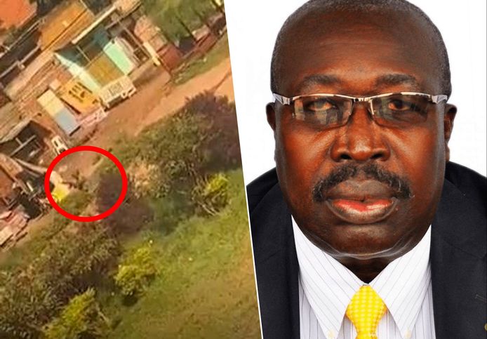 Oegandese soldaat (links) schoot vice-minister van Gender, Werk en Industriële Relaties die hij bewaakte, Charles Okello Engola (rechts), neer in zijn huis.
