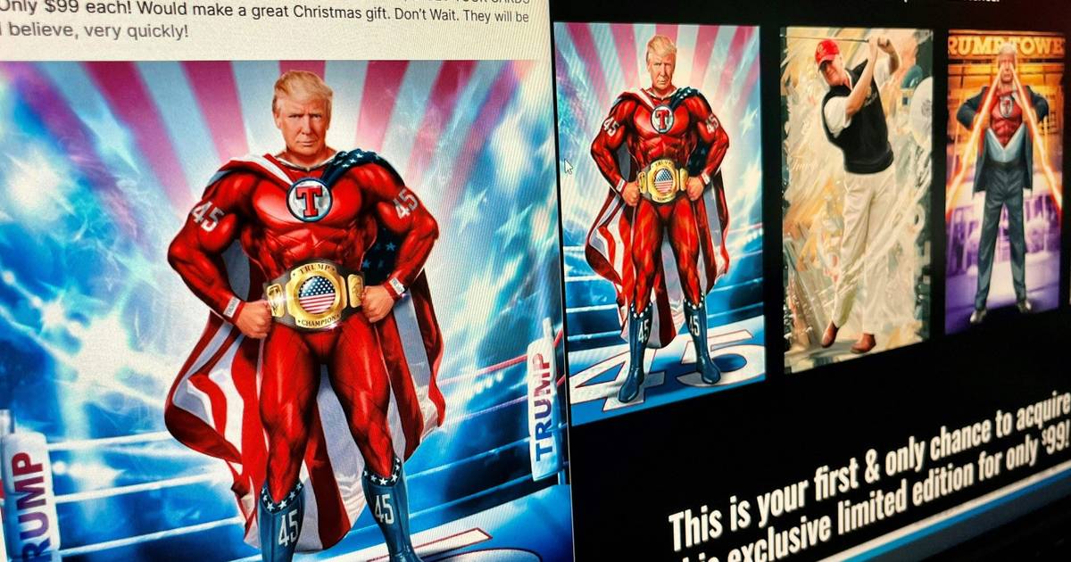 Hilarité à propos de la «grande annonce» de Trump: l’ancien président vend des cartes de lui-même en tant que Superman |  À l’étranger