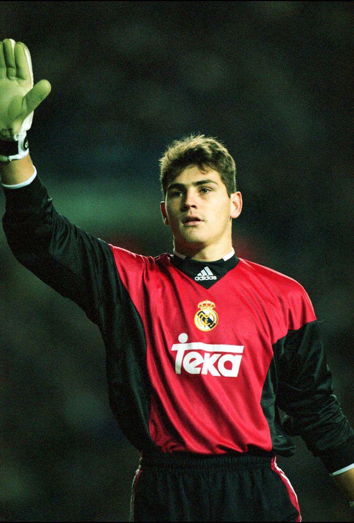 Iker Casillas in het Champions League-duel tegen Leeds United (2000)