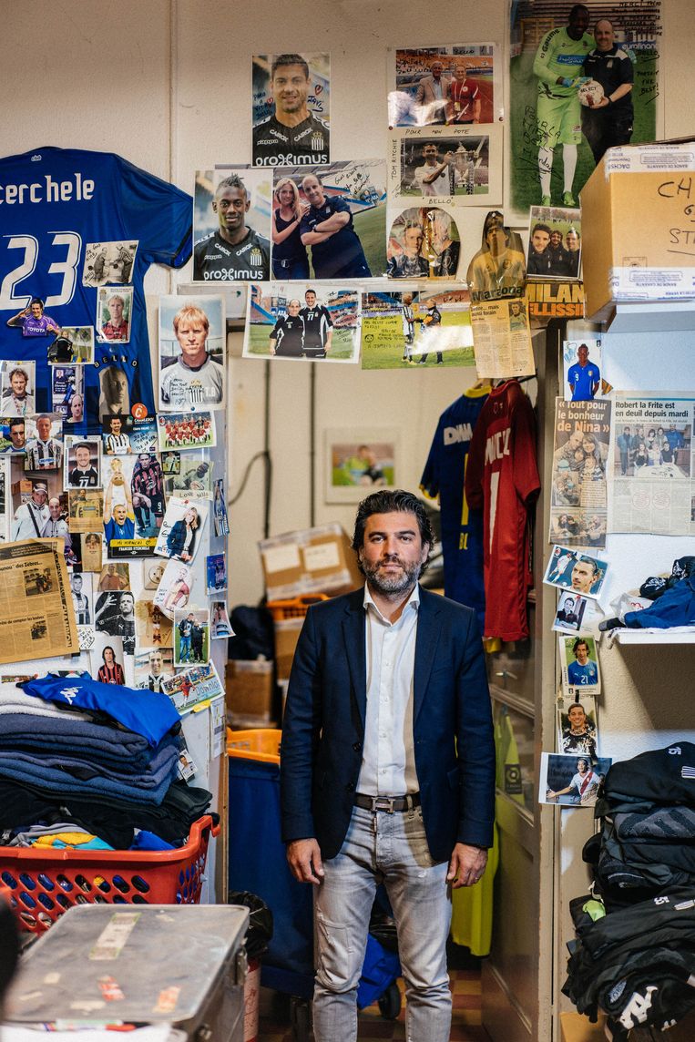 Mehdi Bayat: ‘Ik ben opgegroeid in Cannes. En toch ben ik een Carolo, omdat ik in de stad en de mensen geloof.’ Beeld Wouter Van Vooren