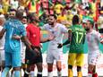 Bij Tunesië zijn ze woest op de Zambiaanse arbiter.