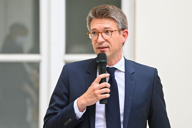 Minister van Werk Pierre-Yves Dermagne (PS). Beeld BELGA
