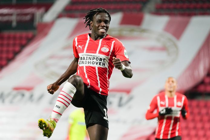 Armindo Bruma is dolblij na zijn 2-0 tegen Sturm Graz.