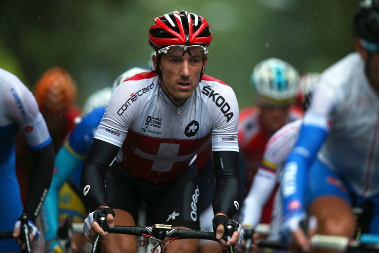 Fabian Cancellara kon nooit aanspraak maken op zijn eerste wereldtitel. Beeld GETTY