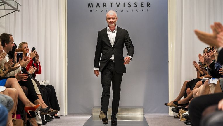 Couturier Mart Visser: 'Het gebeurt nu allemaal online.' Beeld anp