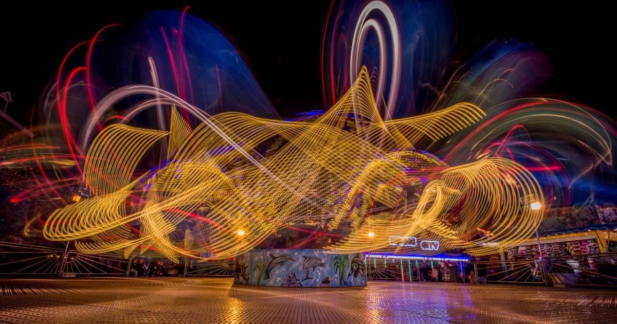 Kermis in Gorinchem verandert in kunst voor de lens van fotograaf