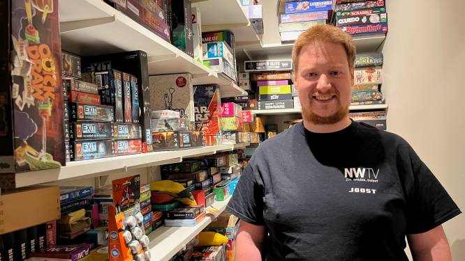 Apeldoorner Joost (33) heeft zo’n 350 bordspellen en heel veel videogames