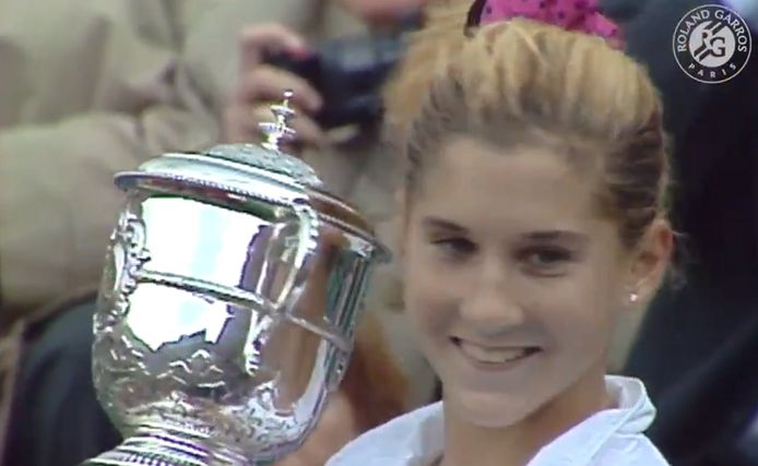 Monica Seles won 30 jaar geleden Roland Garros.