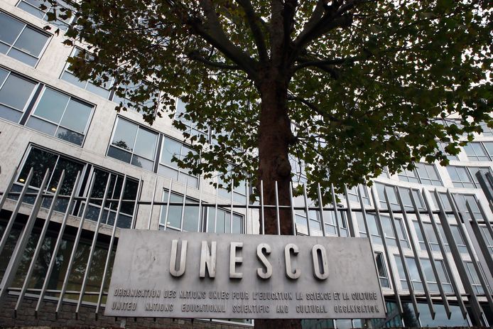 Het hoofdkwartier van UNESCO in Parijs.