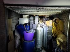 Garageboxen vol materiaal voor hennepkwekerijen gevonden bij grote controle