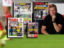 Spaanse media keihard in oordeel over Koeman en Barcelona: tegen de touwen, total loss en een nachtmerrie