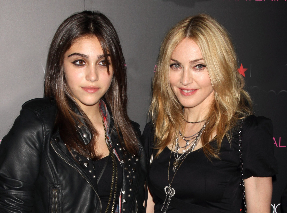 Madonna en haar dochter Lourdes op een foto uit 2018.