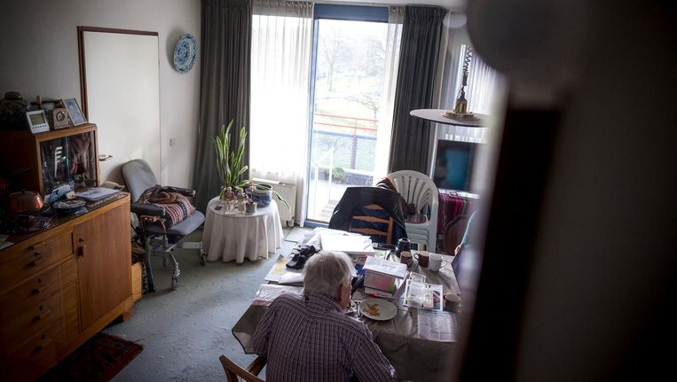 De woning van Hans de Wijn, voorzien van bewegingssensoren Beeld Rink Hof