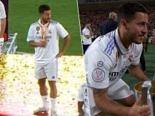 Médaille dans la poche et photo à part avec le trophée: moment de solitude d’Eden Hazard après la Coupe du Roi