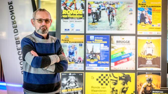 KIJK. “Een Amerikaan wilde voor mijn ‘Tom Boonen’ 100 dollar betalen, maar daar ging ik niet op in”: Pol (67) verzamelt alle affiches over de Ronde-start in Brugge