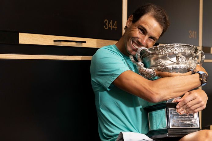 Op de Australian Open pakte Nadal zijn 21ste Grand Slam, op dat moment een record.