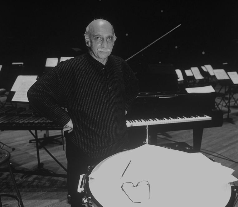 De Georgische componist Gija Kantsjeli in 1995.  Beeld Getty Images